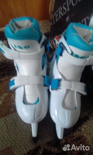 Коньки ледовые раздвижные