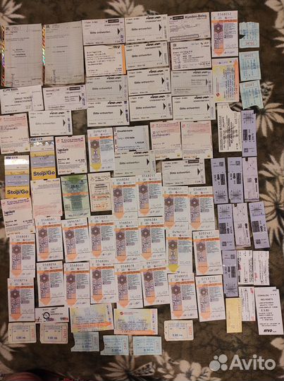 Билеты метро и другого транспорта иностранные