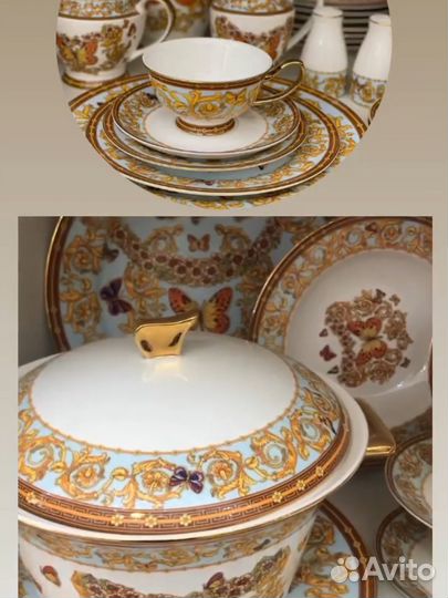 Набор столовой посуды на 12 персон фарфор