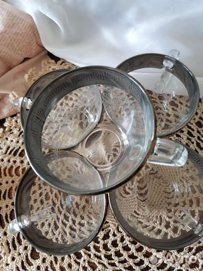 Бокалы для шампанского Luminarc. Чашки чай, кофе