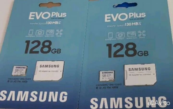 Карта памяти microSD Samsung EVO 64/128Gb оригинал
