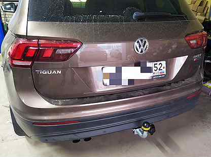 Фаркоп на Volkswagen Tiguan с оцинкованным шаром