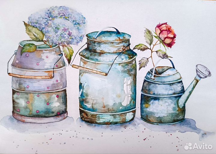 Акварельная картина 