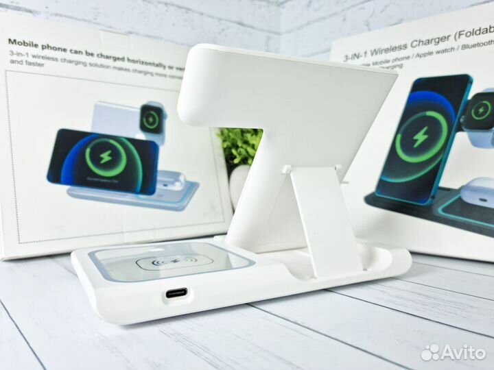 Беспроводная зарядные станции 3 В 1