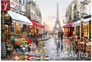 Картина 40х60 выполнена в технике алмазная мозаика