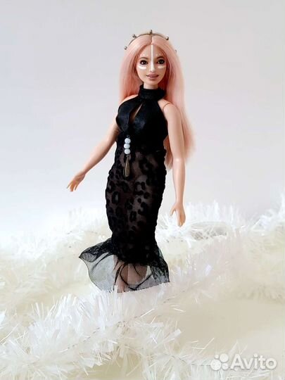 Кукла барби.Зимняя коллекция.Русалка Тёмного Озера