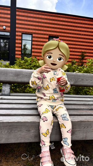 Новый детский костюм для девочки H&M 92