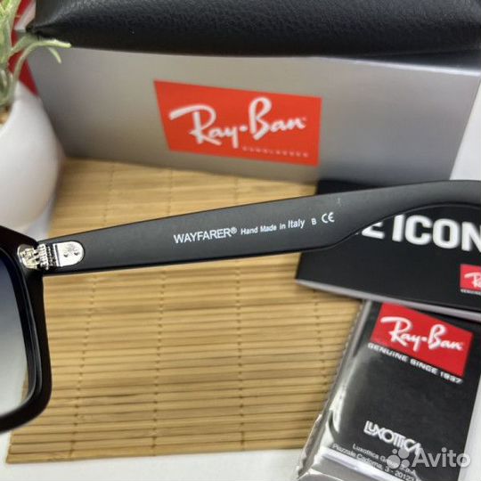 Очки LUX Wayfarer Черные матовые (Полный комплект)