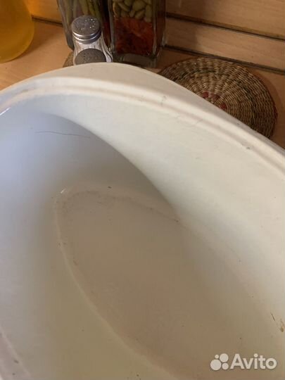 Утятница чугунная эмалированная