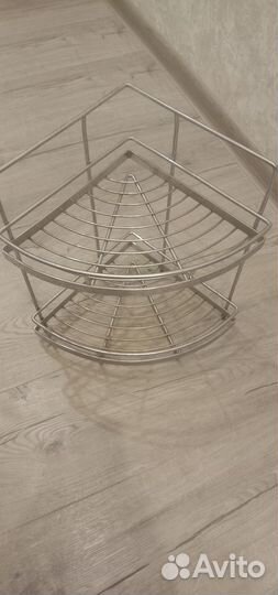 Полка металлическая на рейлинг