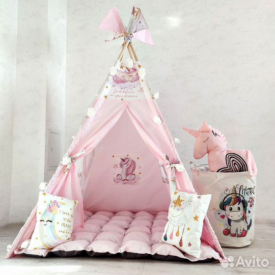 Вигвам детский, Палатка, шатер домик, новый