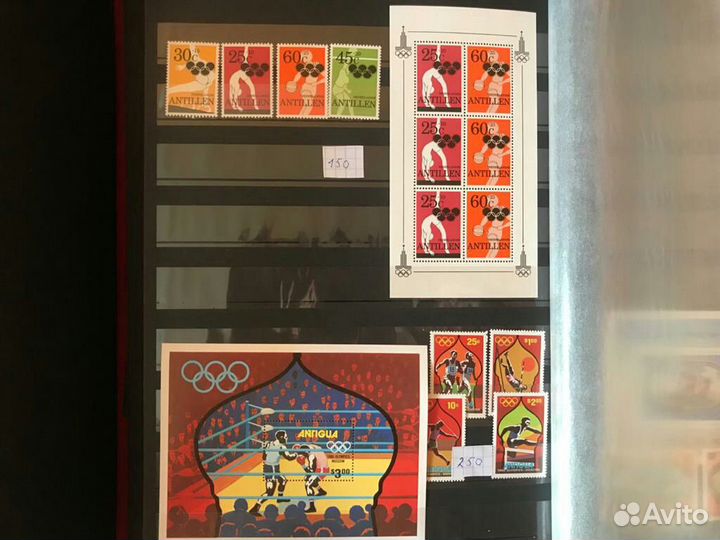 Марки Москва 1980