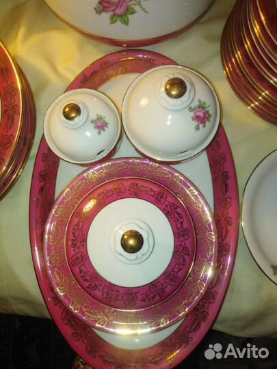 Столовый сервиз гдр розы