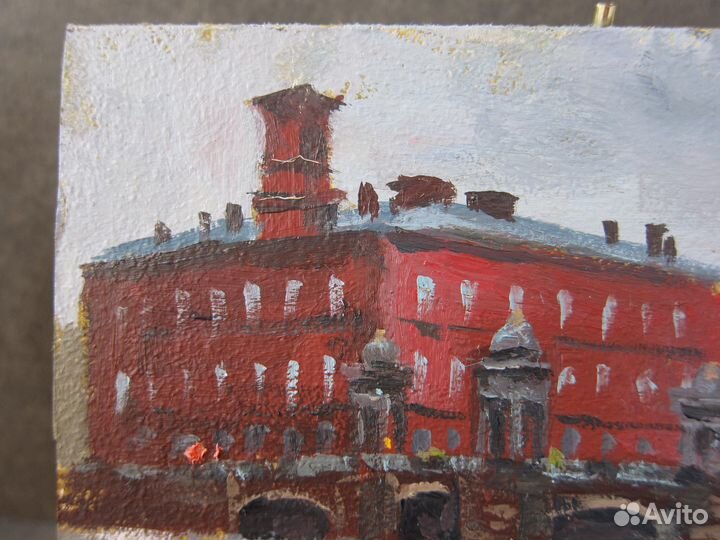 Картина маслом пейзаж виды Питера