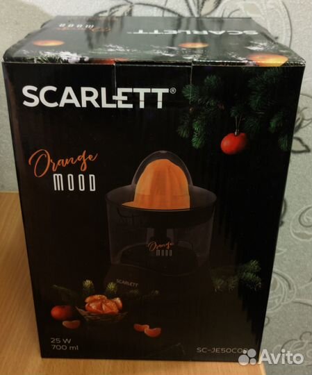 Соковыжималка для цитрусовых Scarlett SC-JE50C09
