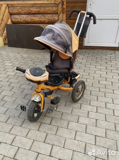 Детский велосипед с ручкой бу