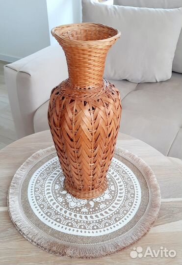 Плетеная ваза 40 см