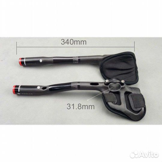 Рога на велосипед. Аэробар лежак. Карбон