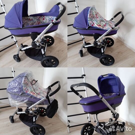 Коляска 3 в 1 Quinny buzz xtra 4 с аксессуарами