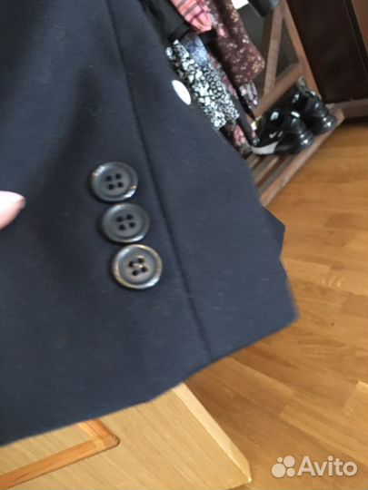 Пиджак школьный синий