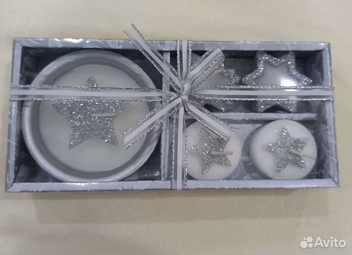 Набор свечей новогодний