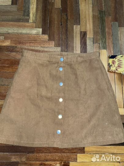 Замшевая юбка