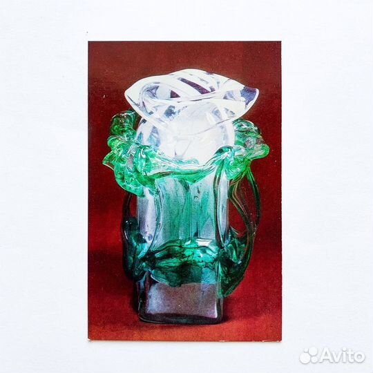 Советское художественное стекло: комплект открыток