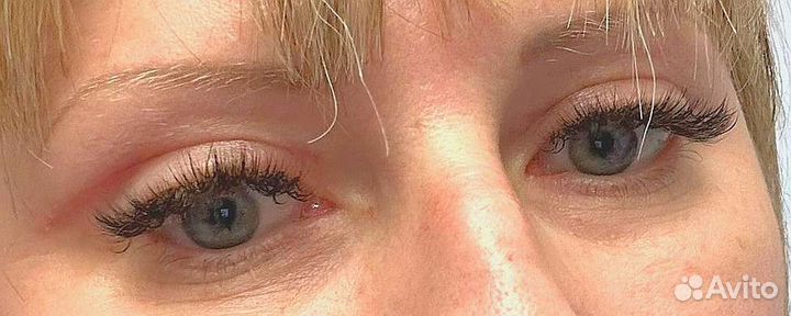 Наращивание ресниц и оформление бровей