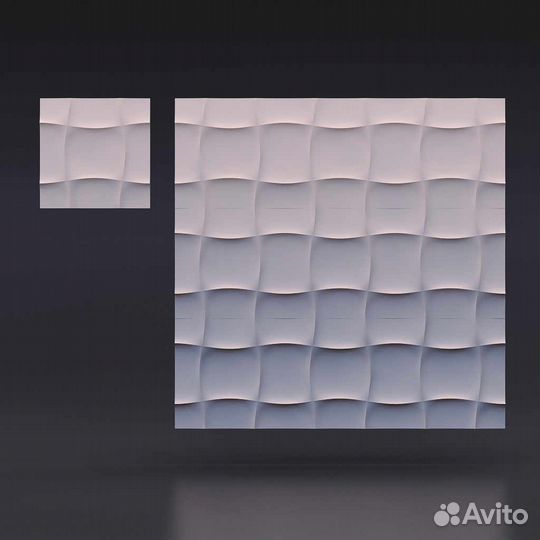 Гипсовая 3D панель 