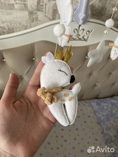 Музыкальный мобиль из фетра