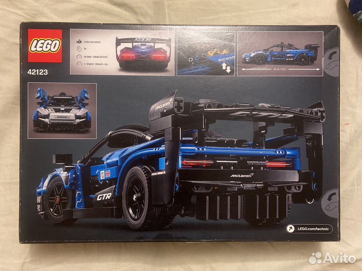 Конструктор lego technic mclaren senna gtr