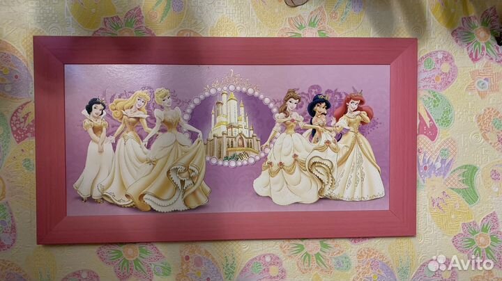 Интерьерная картина принцессы Disney