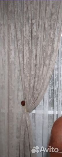 Тюль мраморная