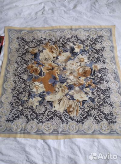 Платок шелковый,100натуральный шёлк (фуляр)