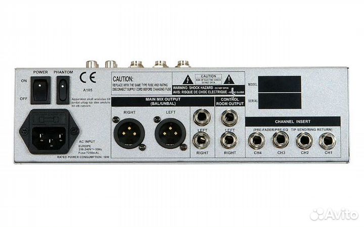 Микшерный пульт 8 канальный Alto s8