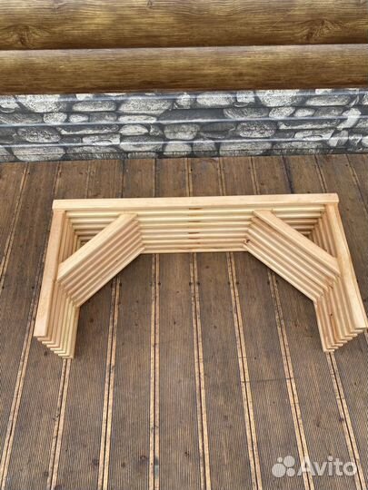 Лавка из кедра (Д*Ш*В) 900*330*430 мм