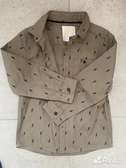 Рубашка benetton 6 -7лет,mothercare 5-6 лет