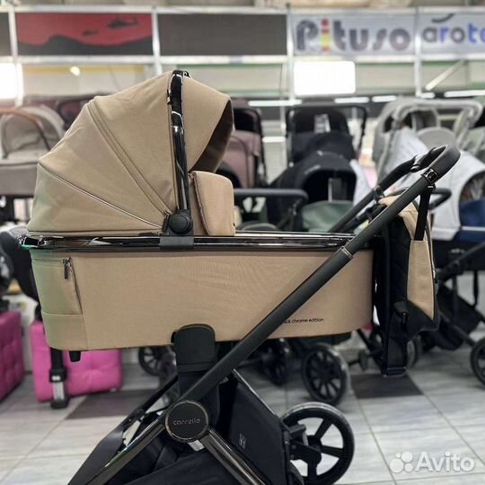 Коляска 2 в 1 Carrello Ultimo шасси Black Chrome