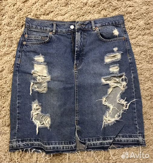 Юбка джинсовая