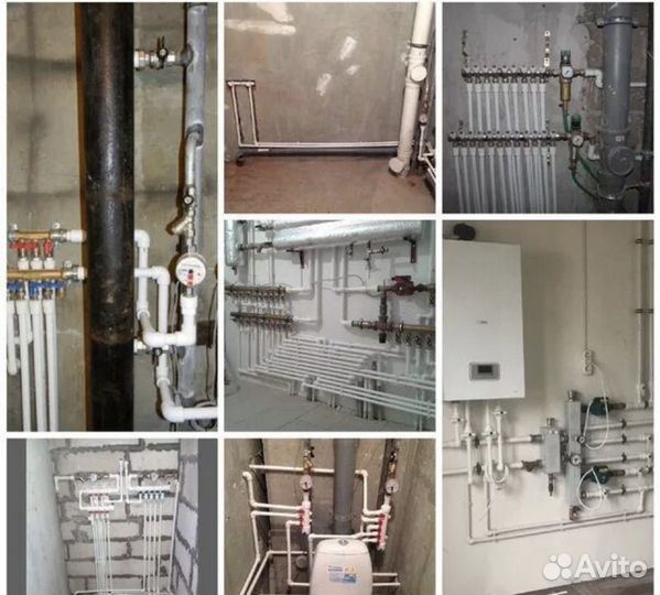 Услуги сантехника отопление