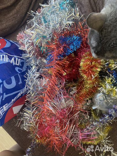 Пакет новогодних игрушек/плакатов