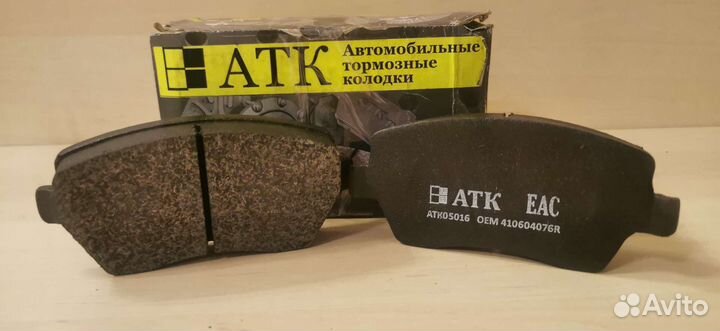 Тормозные Колодки vesta, duster