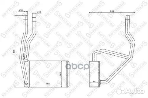 Радиатор печки Ford Fiesta/ Fusion all 01