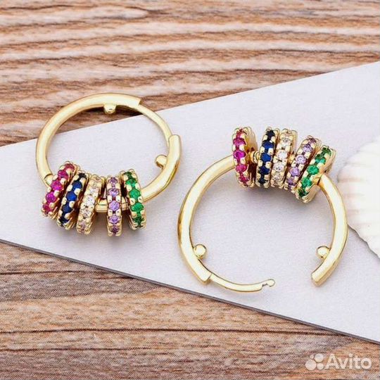 Серьги серебро