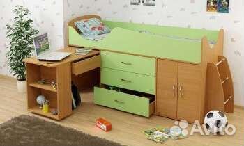 Детская кровать чердак Карлсон мини