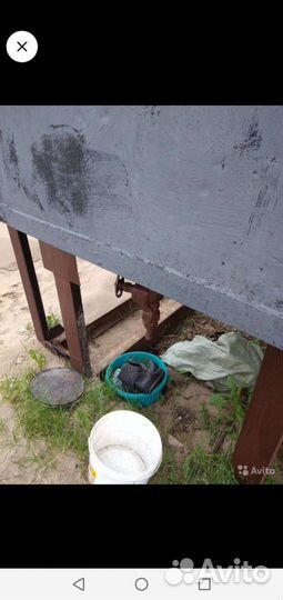 Бак для воды металлический