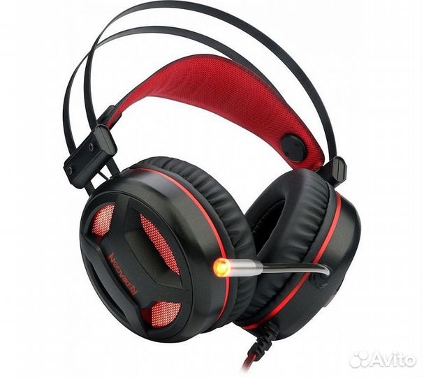 Игровая гарнитура Redragon Minos красный + черный