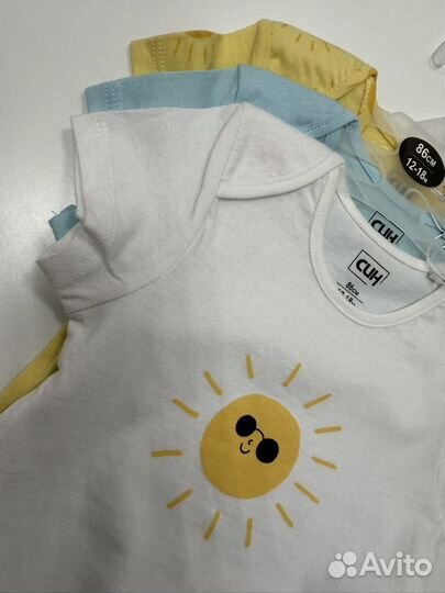 Боди 3шт. Новый комплект 86