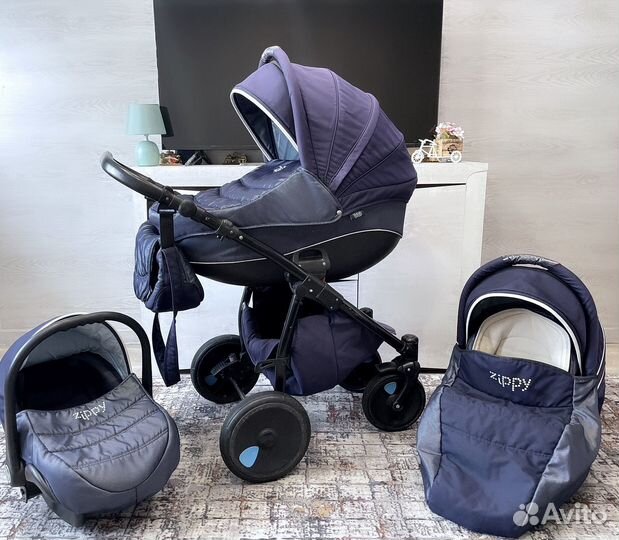 Коляска Tutis Zippy New 3 в 1 (доставка)