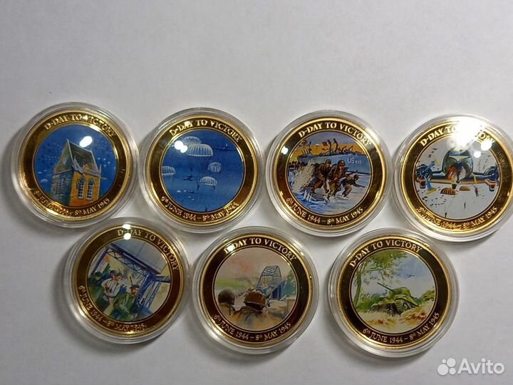 Острова кука 1 доллар 2014 вторая мировая война D